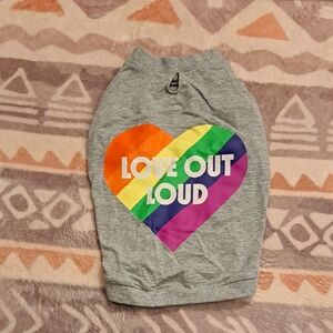 Gray Love Out Loud Kids Shirt